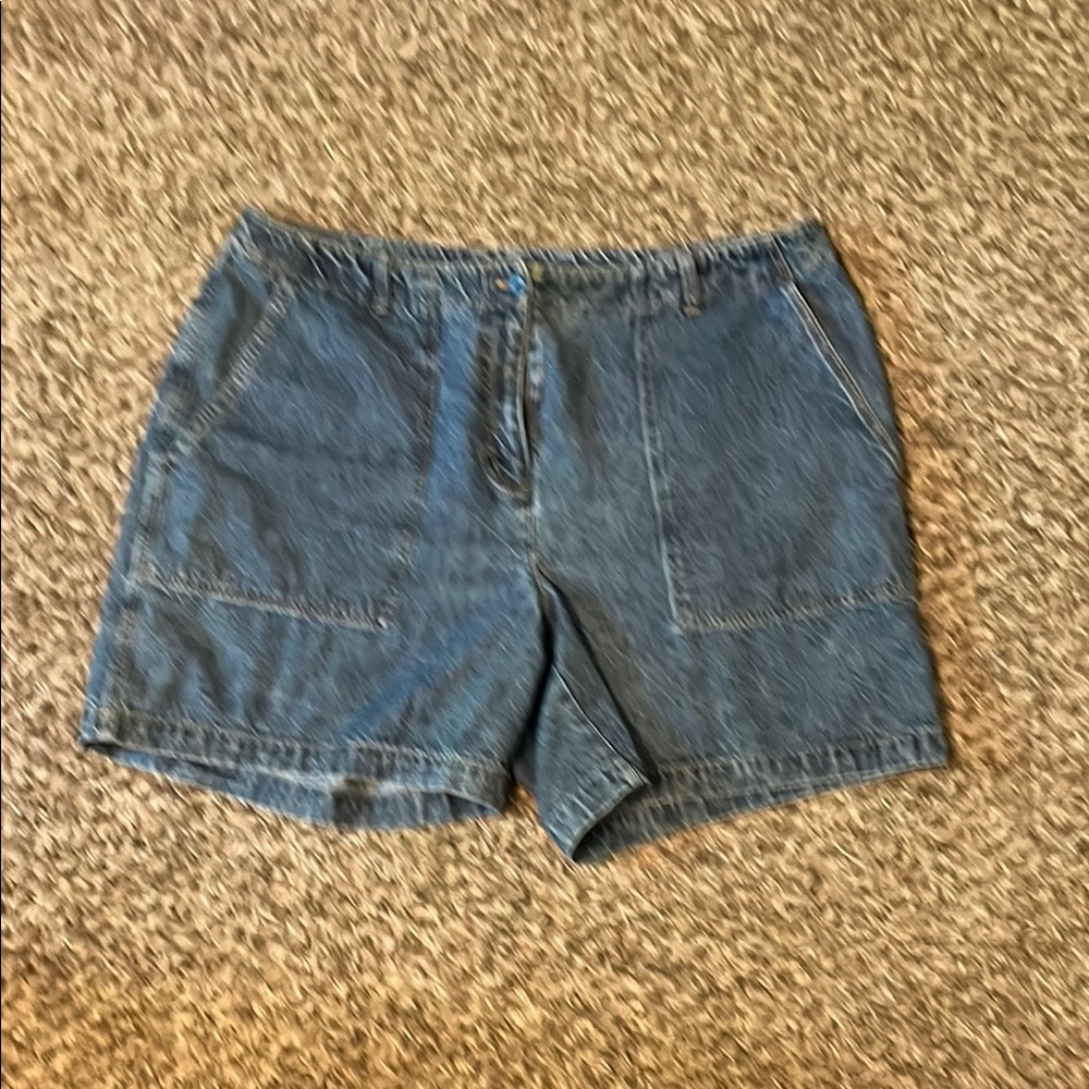 Jones New York Blue Jean Shorts Relaxed Fit